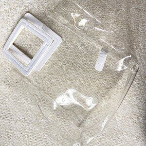 Clear handbag Plastic tote bag Women's bags